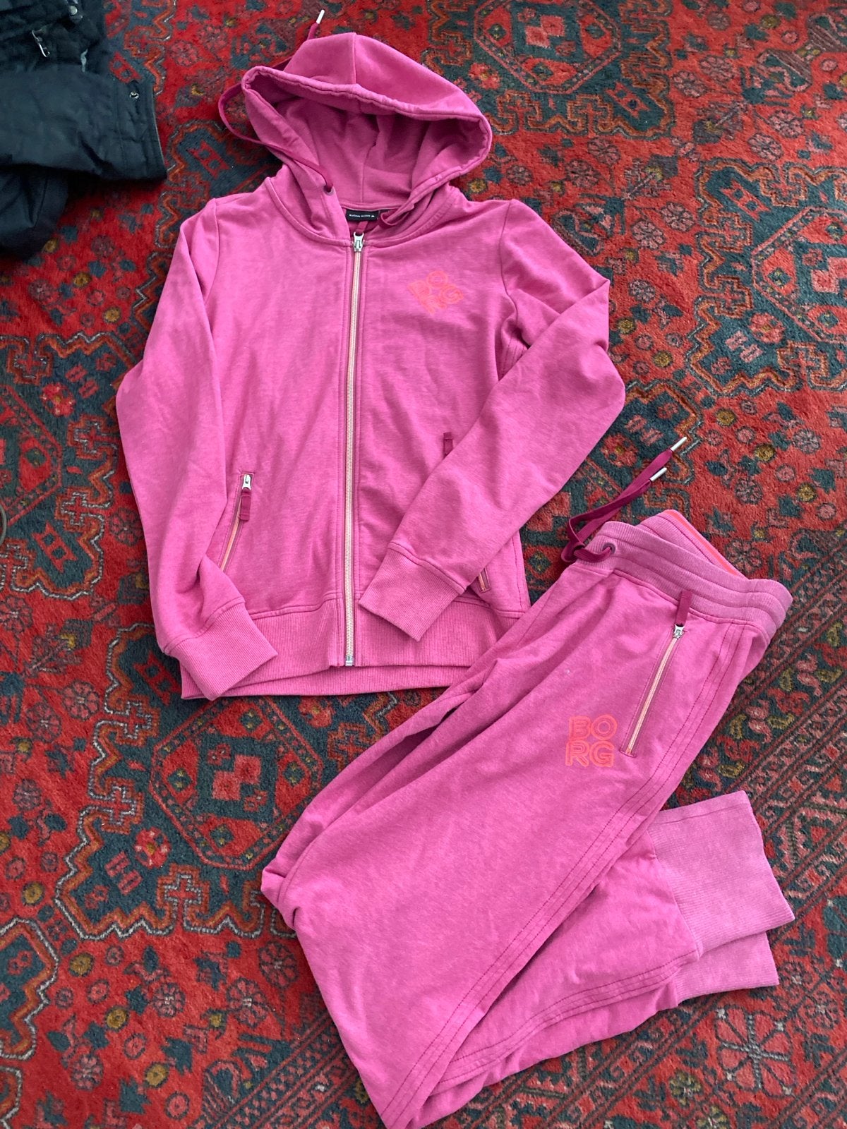 Björn Borg trainingspak roze - hoodie en joggingbroek, Ophalen of Verzenden, Lange mouw, Roze, Maat 36 (S)