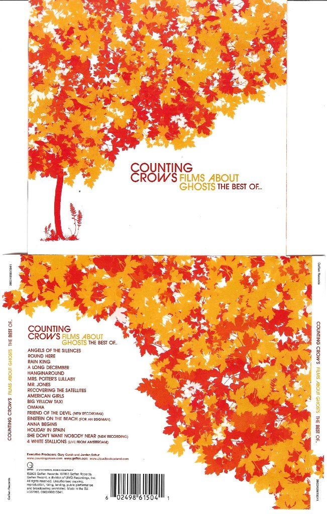 COUNTING CROWS CD: FILM ABOUT GHOSTS-THE BEST OF, Ophalen of Verzenden