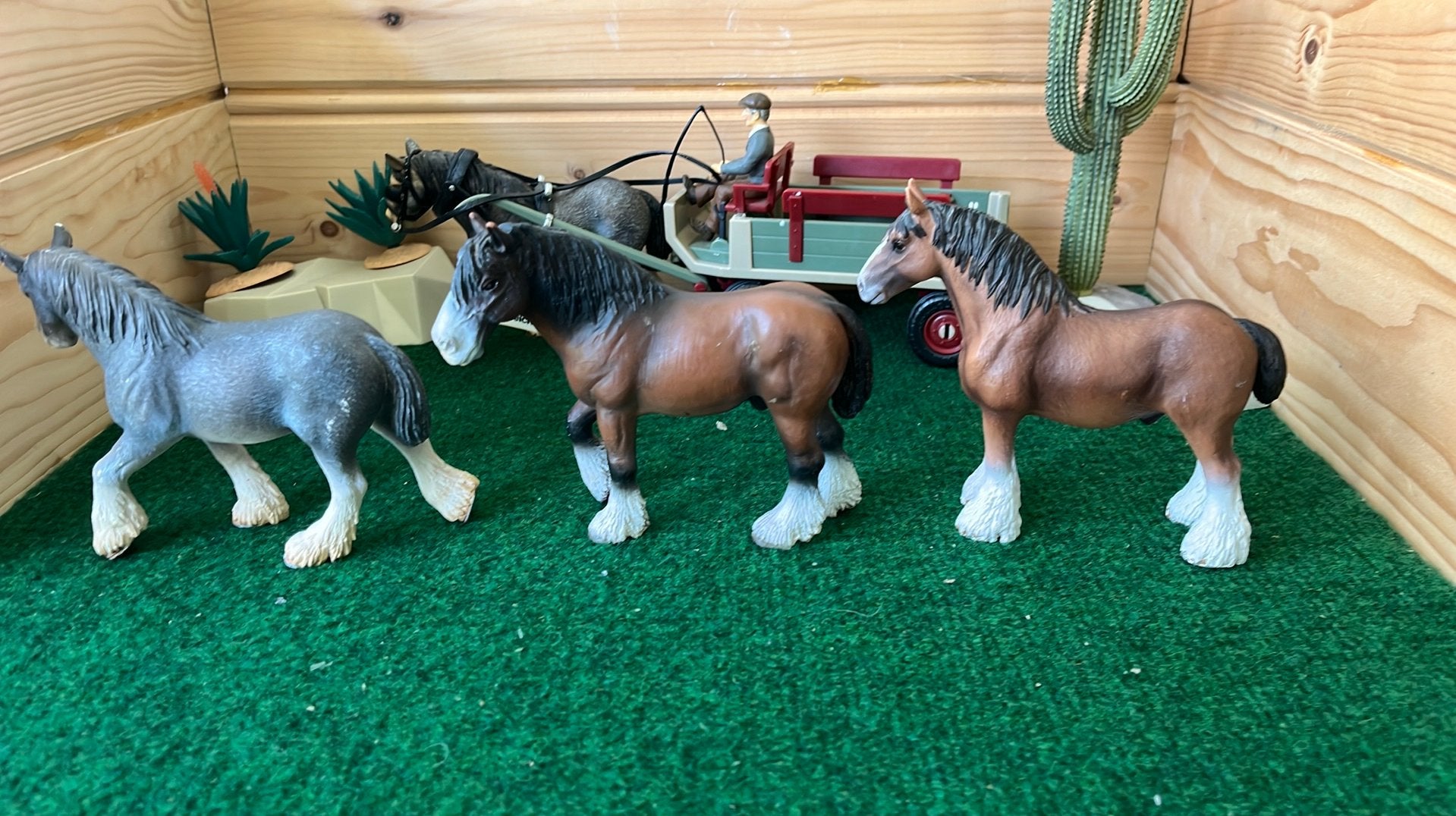 Schleich Clydesdale, Verzenden, Zo goed als nieuw, Paard, Beeldje of Figuurtje