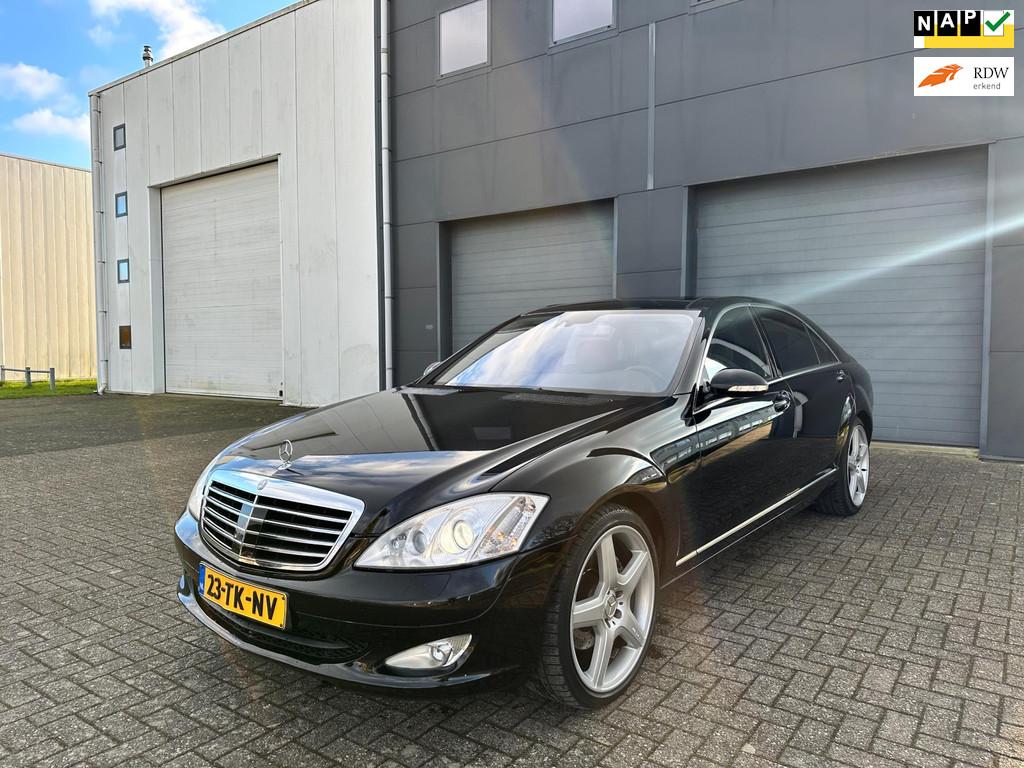 Mercedes-Benz S-klasse 320 CDI Lang Prestige Plus Designo Vo, Auto's, Automaat, Achterwielaandrijving, Gebruikt, Zwart