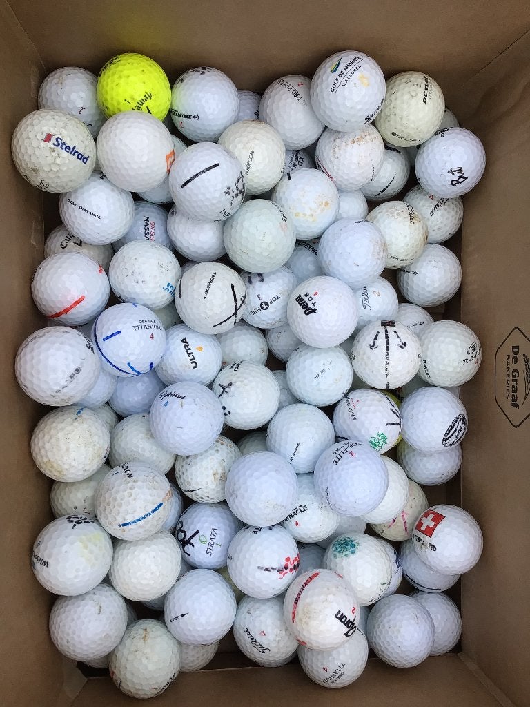 500 golfballen mix A/AA kwaliteit, Sport en Fitness, Golf, Ophalen of Verzenden, Gebruikt, Bal(len), Overige merken