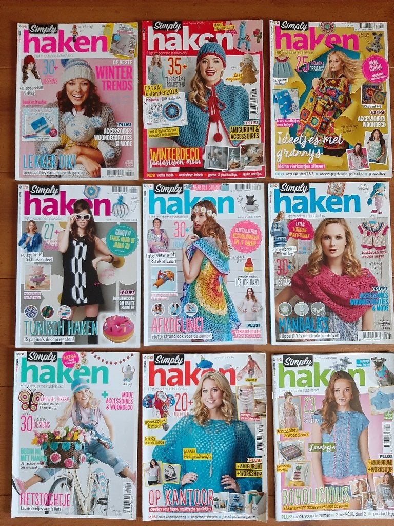 Simply haken, Hobby en Vrije tijd, Ophalen of Verzenden, Zo goed als nieuw, Haken, Patroon of Boek