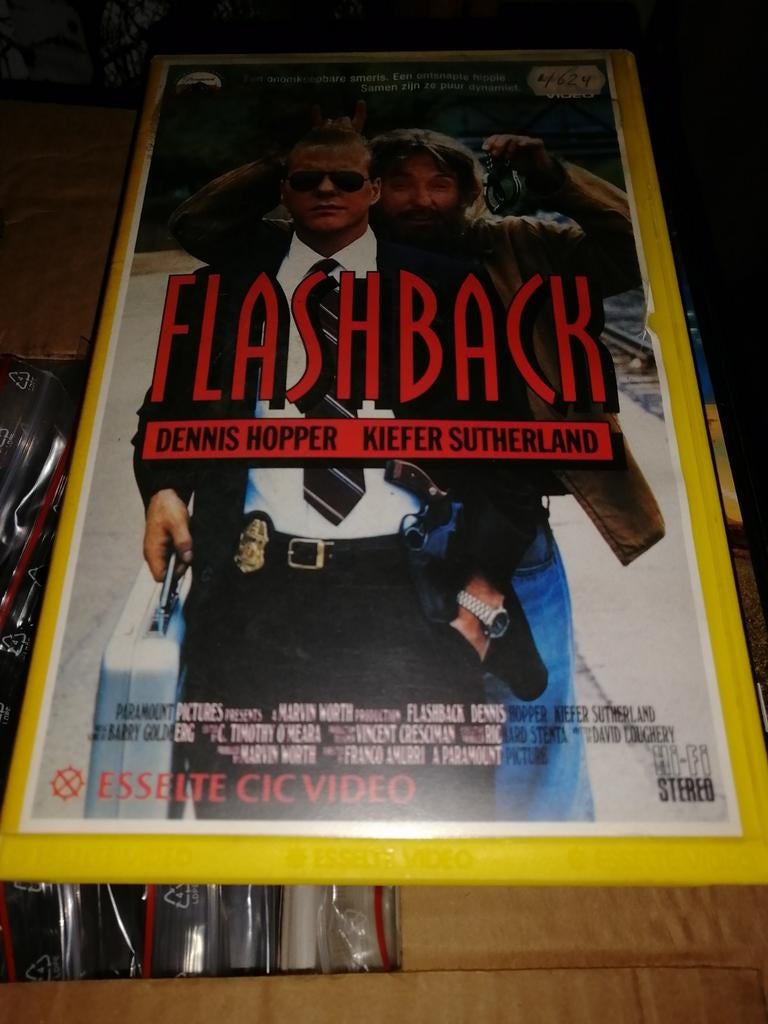 VHS ex-rental - Flashback, Vanaf 16 jaar, Ophalen of Verzenden, Gebruikt, Horror