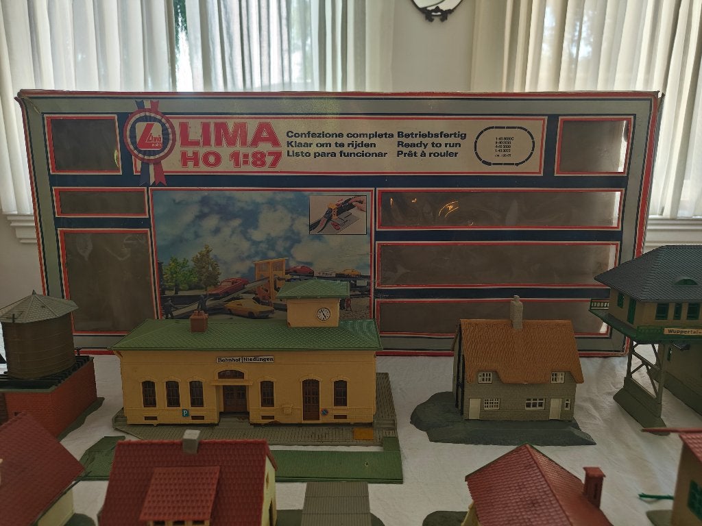 Originele Lima H0 treinset/doos met transformator/toebehoren, Hobby en Vrije tijd, Modeltreinen | H0, Gelijkstroom, Ophalen of Verzenden