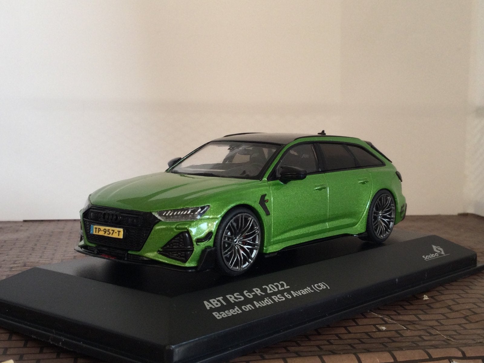 Audi RS6-R ABT Avant 2022 Groen Solido 1:43, Verzenden, Nieuw, Auto, Solido