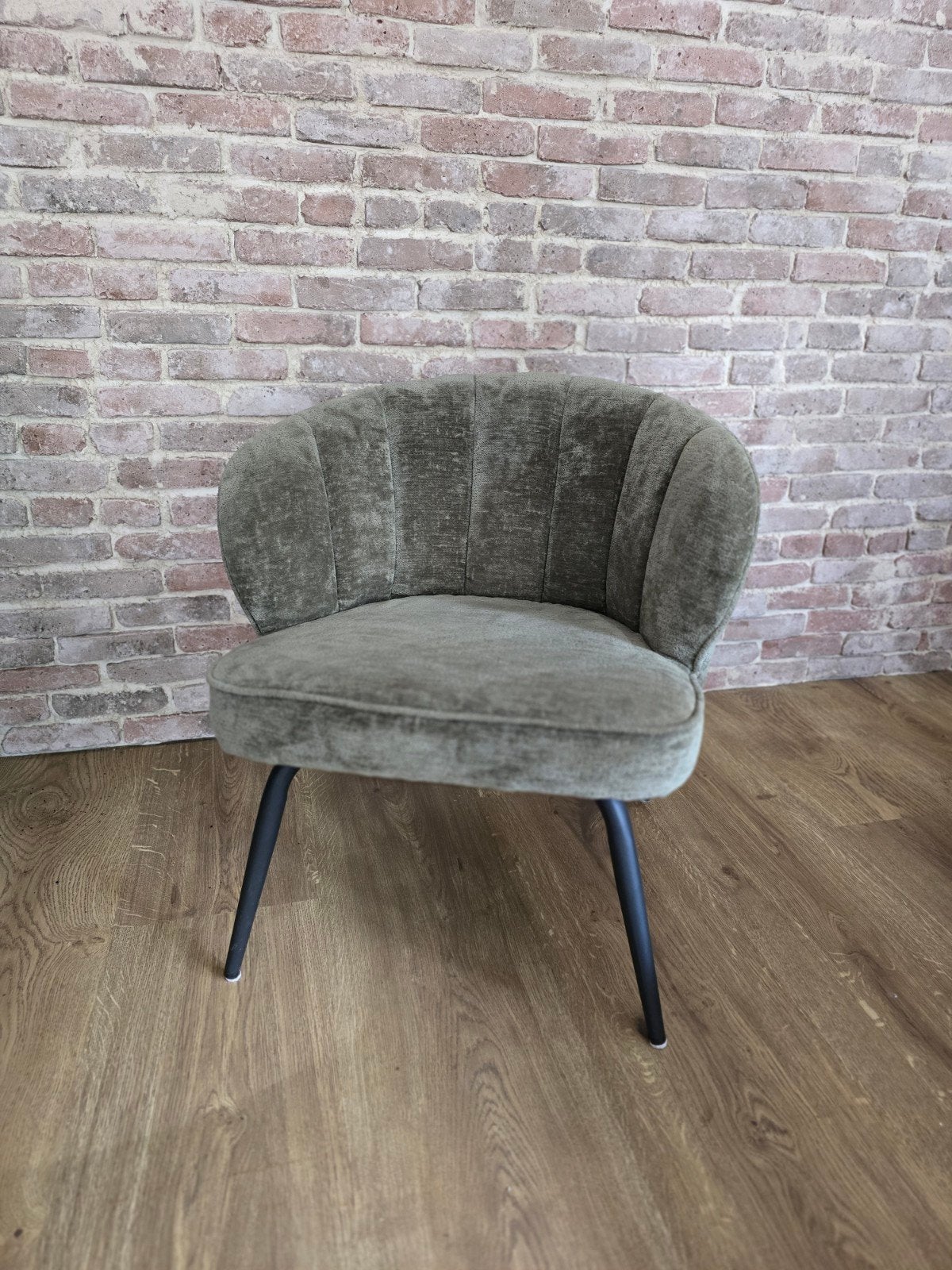 Comfortabele fauteuil - Donkergroen, Huis en Inrichting, Fauteuils, Ophalen, Minder dan 75 cm, Zo goed als nieuw, 50 tot 75 cm