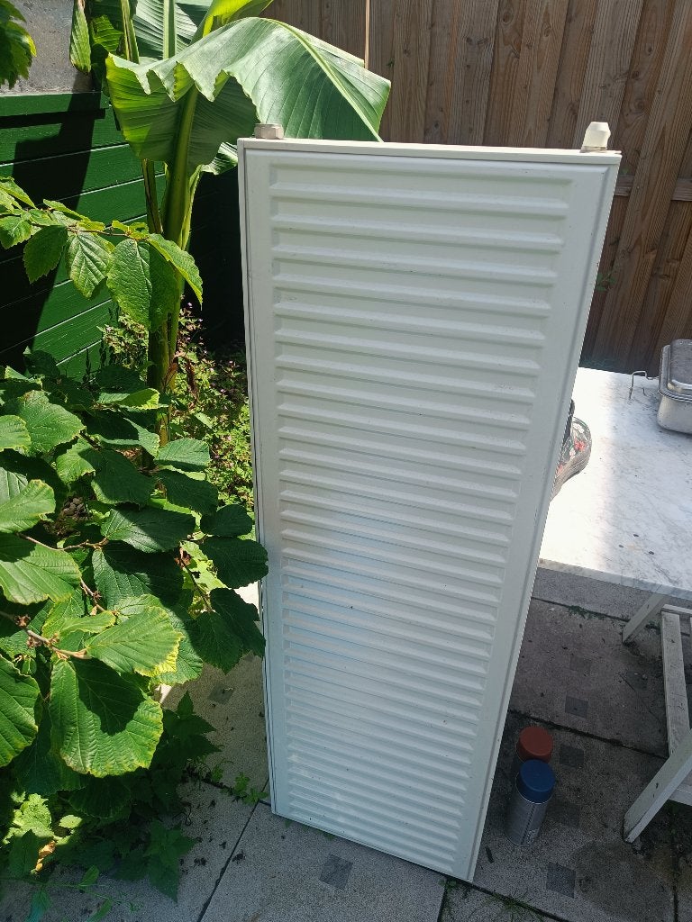 Radiator 122x40,5x6, Doe-het-zelf en Verbouw, Verwarming en Radiatoren, Ophalen, 30 tot 80 cm, Gebruikt, Radiator