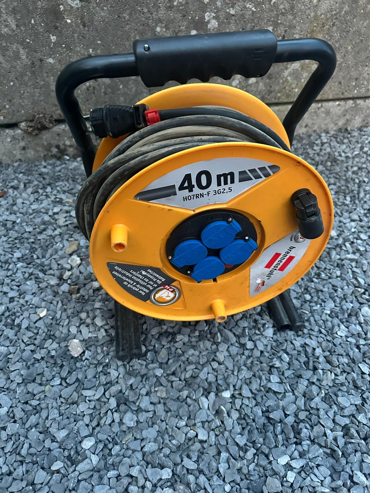 Brennenstuhl kabelhaspel 40meter 2,5mm, Ophalen, Zo goed als nieuw, Brennenstuhl, Kabel of Snoer