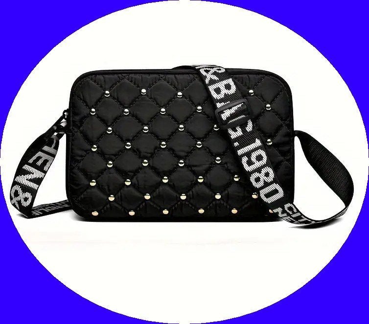 Nieuwe Prachtige zwarte SCHOUDERTAS/CROSS BODY SLINGBAG, Verzenden, Nieuw, Zwart