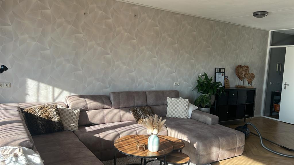 Modern Behang 'The Trend Collection' - Grijs/Beige Geometris, Ophalen, 10 tot 25 m², Grijs