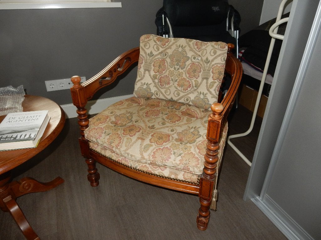 Retro stoelen, Huis en Inrichting, Ophalen, Gebruikt, Twee, Bruin