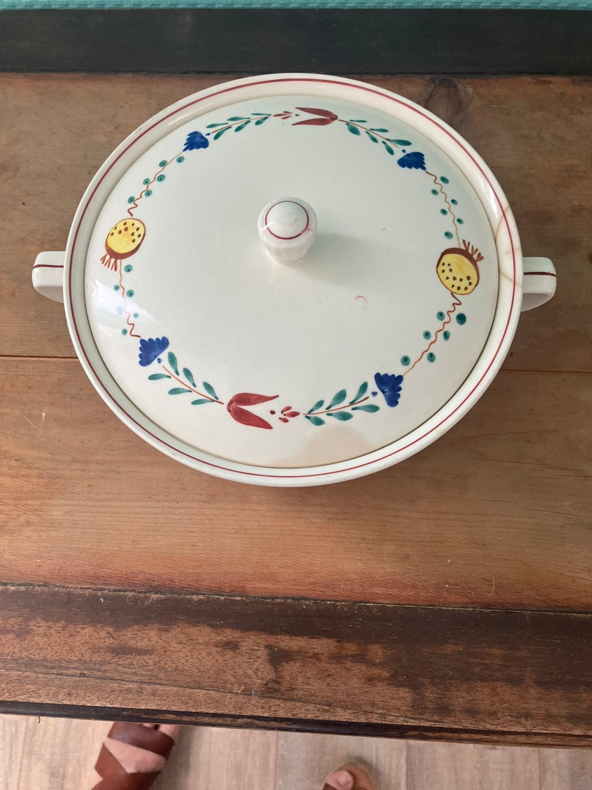 Broccante dekschaal, Ophalen