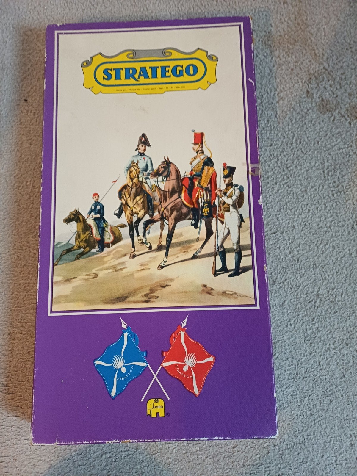 Stratego bordspel, Een of twee spelers, Ophalen of Verzenden, Gebruikt, Jumbo