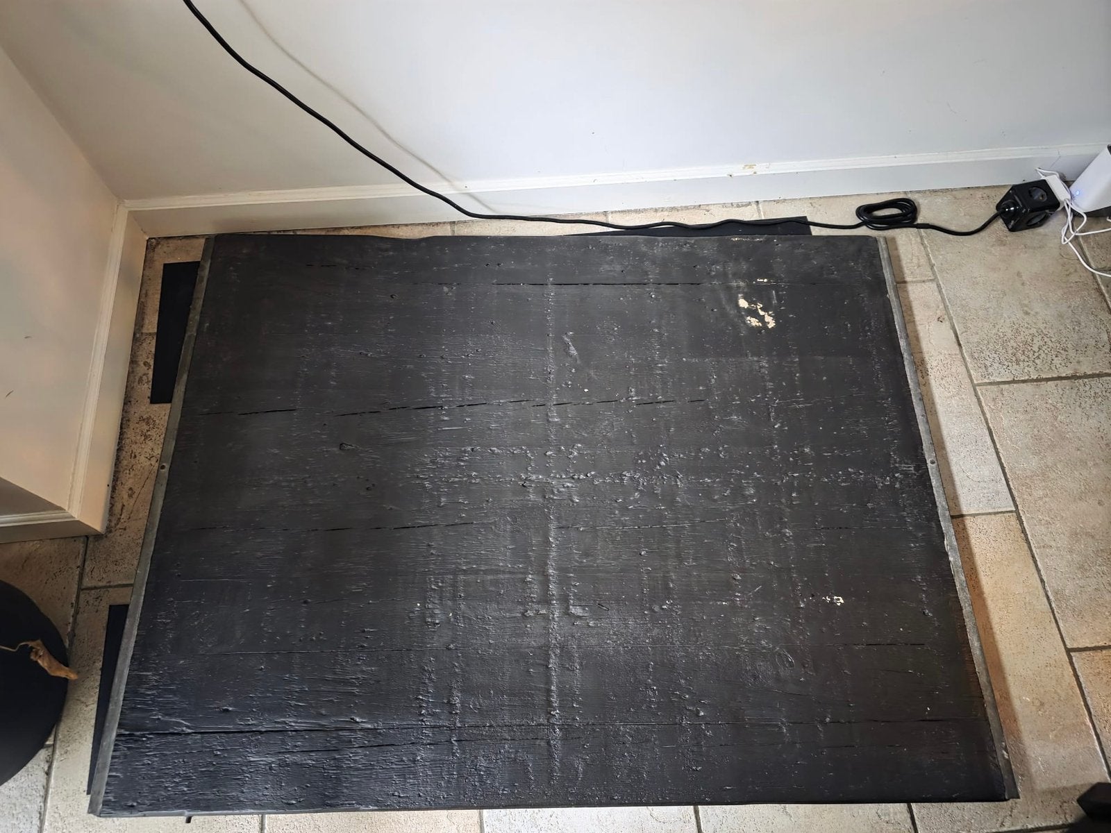 Steenschot zwart 140x105x6cm, Ophalen, Zo goed als nieuw, Binnendeur