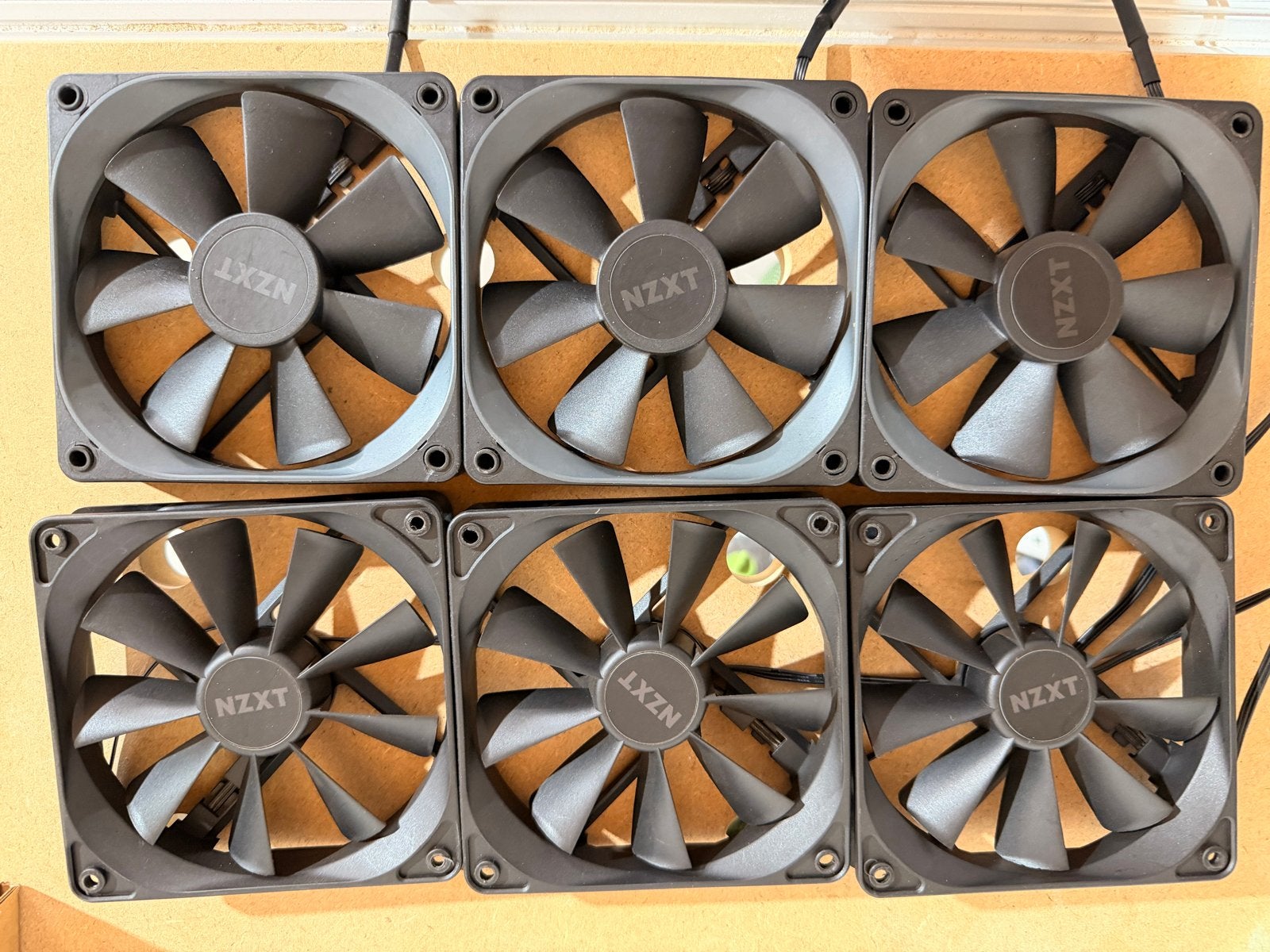 6x NZXT 120mm ventilatoren (verschillende types), Ophalen of Verzenden, Gebruikt