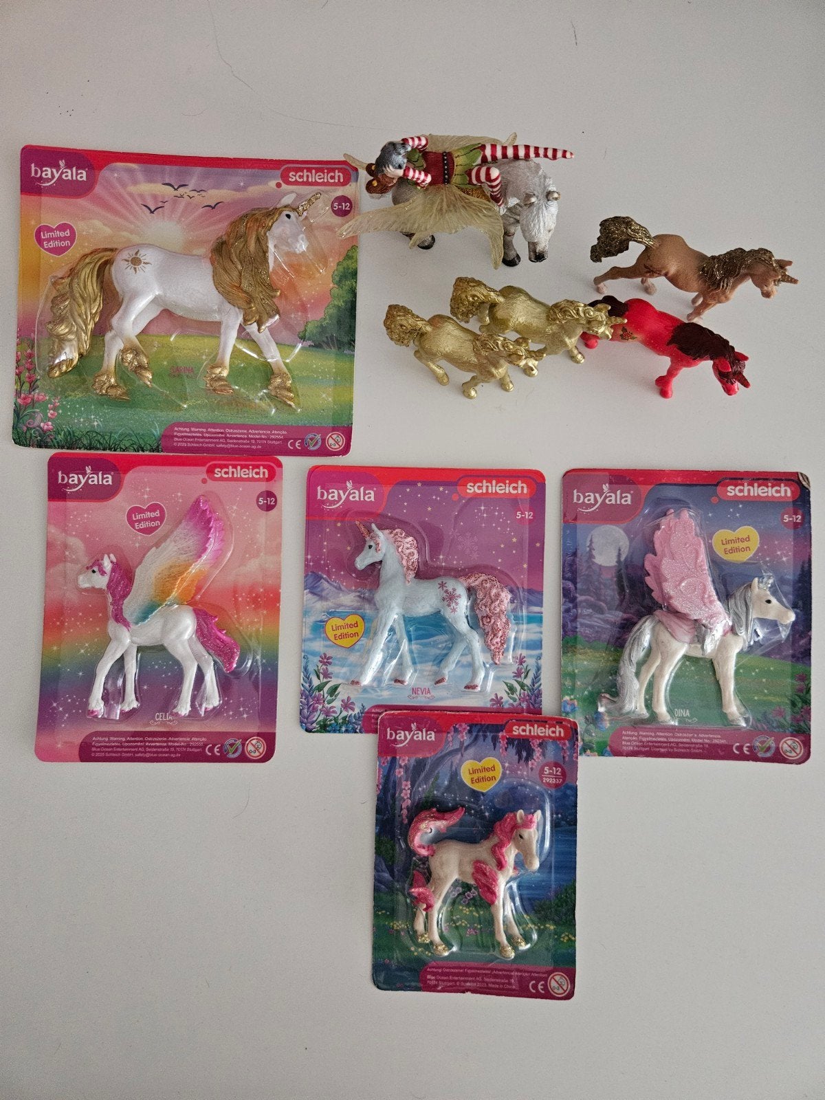 Schleich Bayala inclusief de zeldzame gouden eenhoorns, Ophalen of Verzenden, Zo goed als nieuw, Paard, Beeldje of Figuurtje