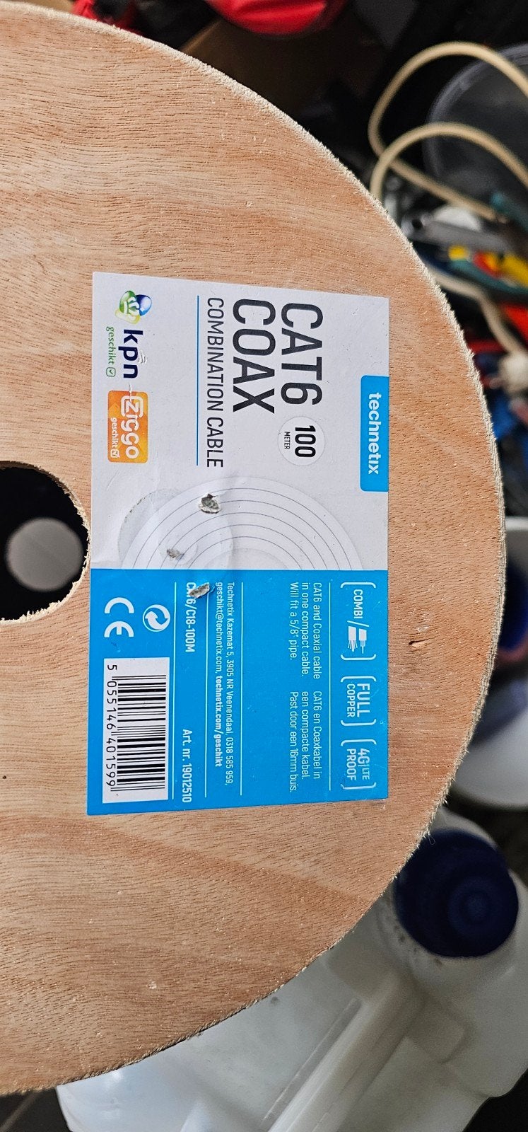 Technetix CAT6 UTP Coax combinatiekabel, Ophalen of Verzenden, Nieuw