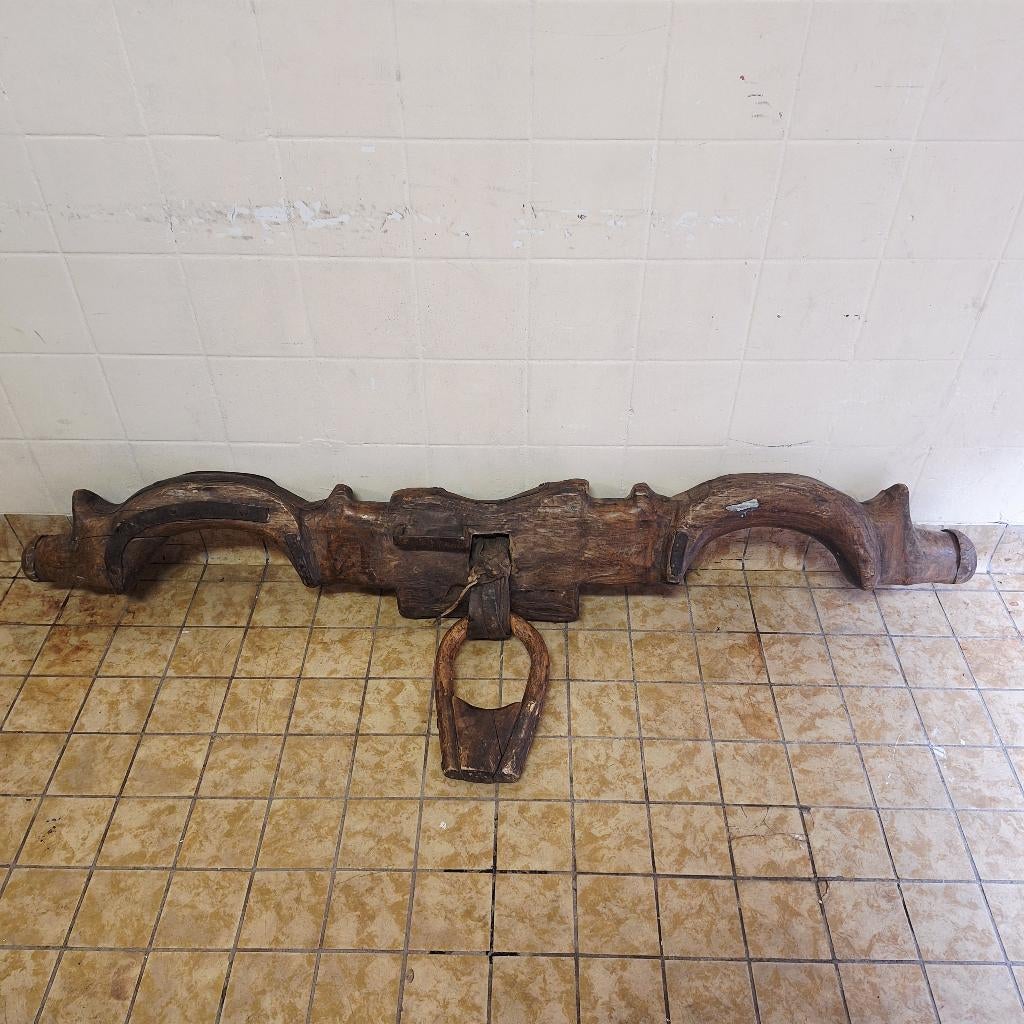 Antieke Houten Juk / Wanddecoratie, Gebruikt, -, -, Decoratieobject
