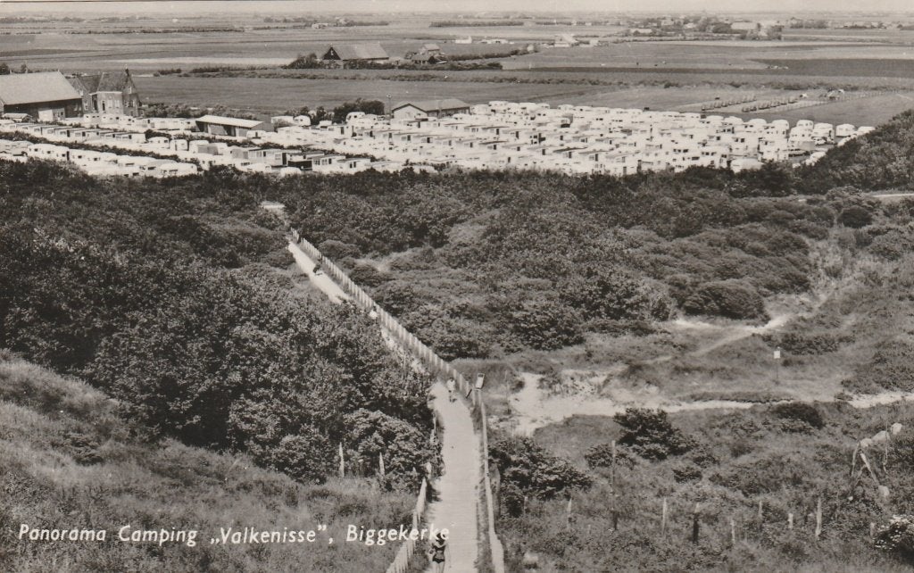 BIGGEKERKE Panorama Camping Valkenisse, Verzenden, 1960 tot 1980, Gelopen, Zeeland
