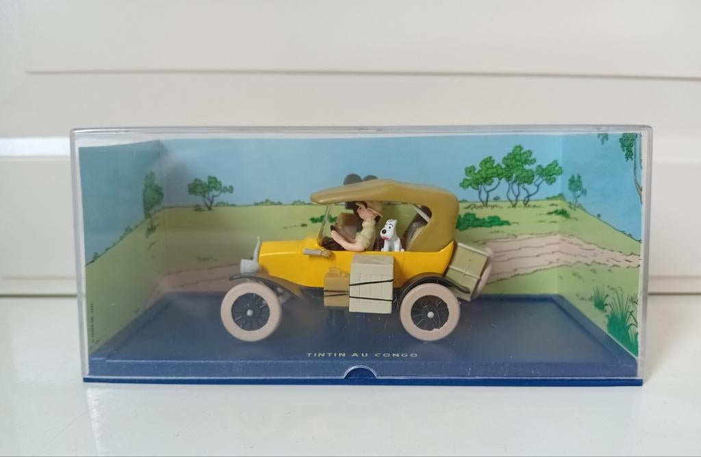 Modelauto Kuifje in Afrika/ Tintin, Ophalen of Verzenden, Kuifje, Zo goed als nieuw, Beeldje of Figuurtje