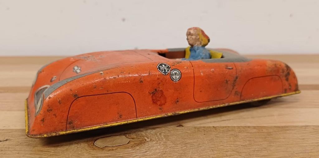 Blikken speelgoedwagen RAC, Antiek en Kunst, Ophalen of Verzenden
