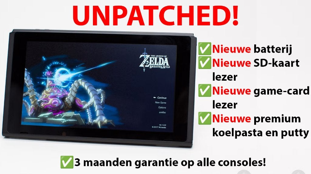Unpatched switches, Ophalen of Verzenden, Refurbished, Zonder controller, Switch Original