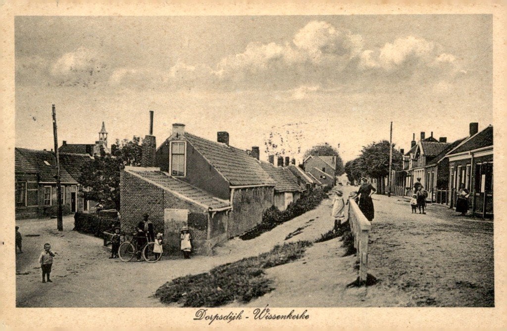 Wissenkerke Dorpsdijk # 329, Verzenden, 1920 tot 1940, Gelopen, Zeeland