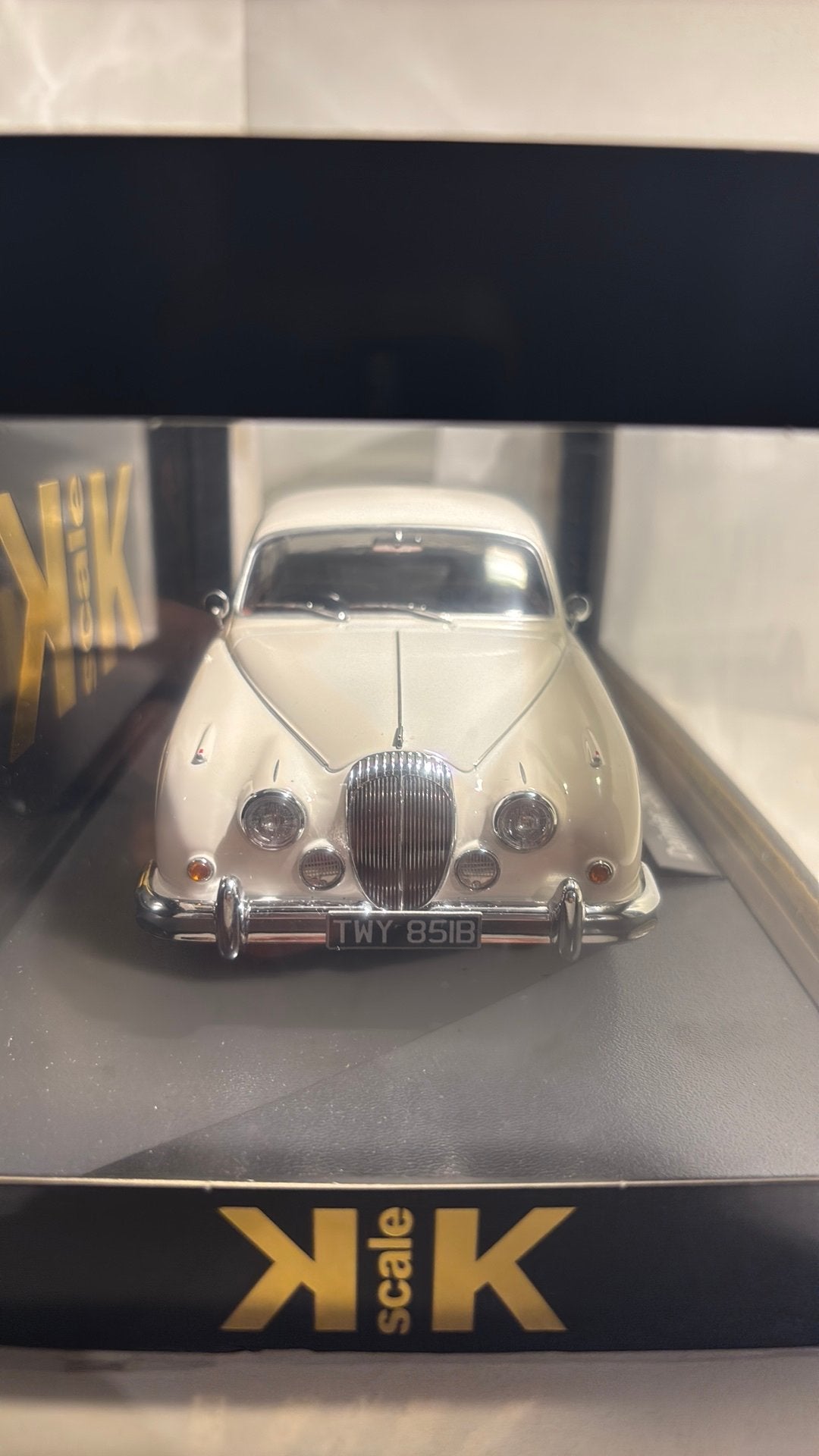 Daimler 250 v8 rhd 1962 kk-scale 1.18, Overige merken, Ophalen of Verzenden, A, A