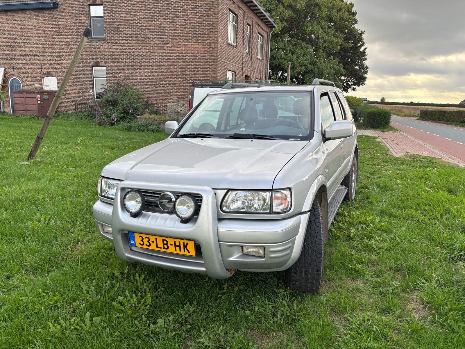 Opel Frontera 2.2 16V Wagon 2002 Grijs, Auto's, 136 pk, 4 cilinders, Leder en Stof, Origineel Nederlands