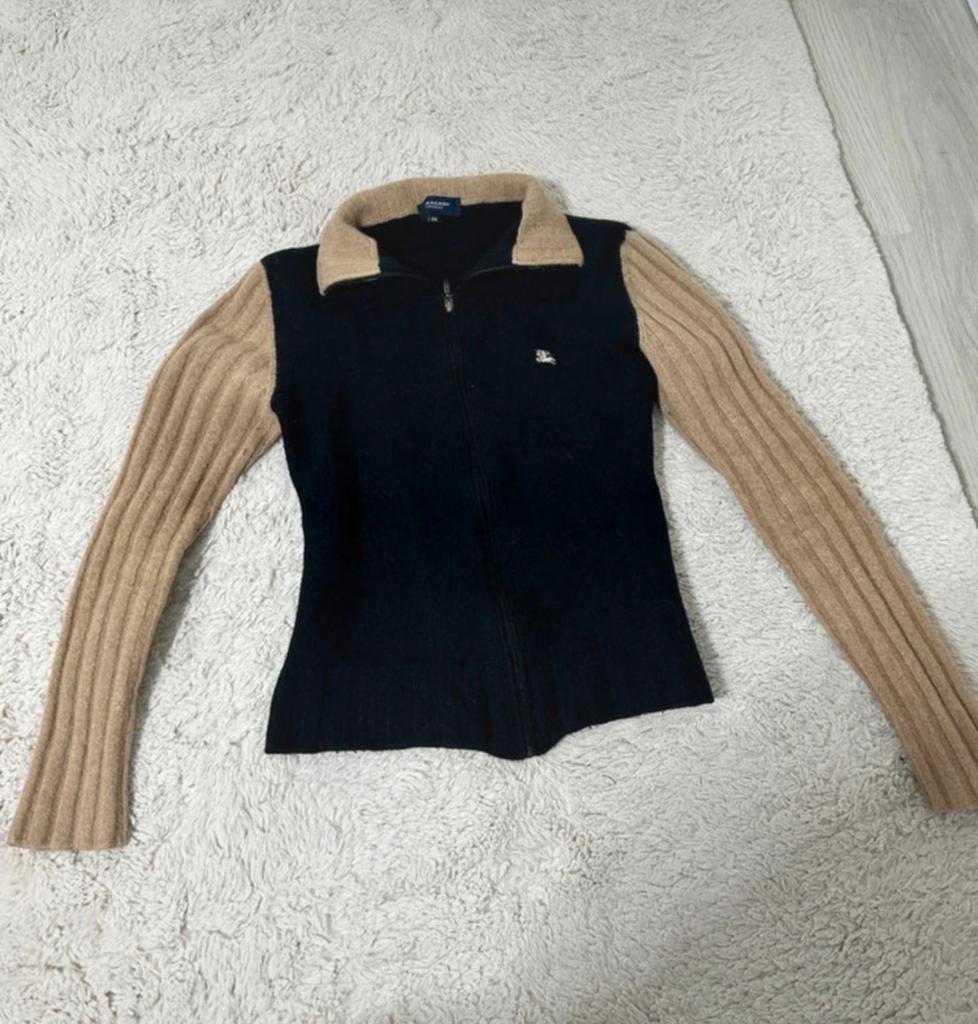 Burberry London vest met ruitpatroon, maat S/36, Ophalen of Verzenden, Gedragen, Maat 36 (S), Zwart