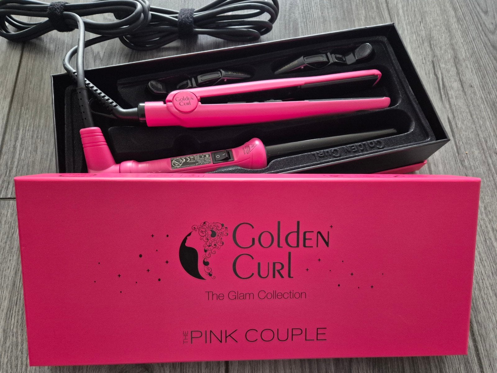 2x Nieuw | Curl The Pink Couple Stijltang & Krultang Set, Ophalen of Verzenden, Nieuw