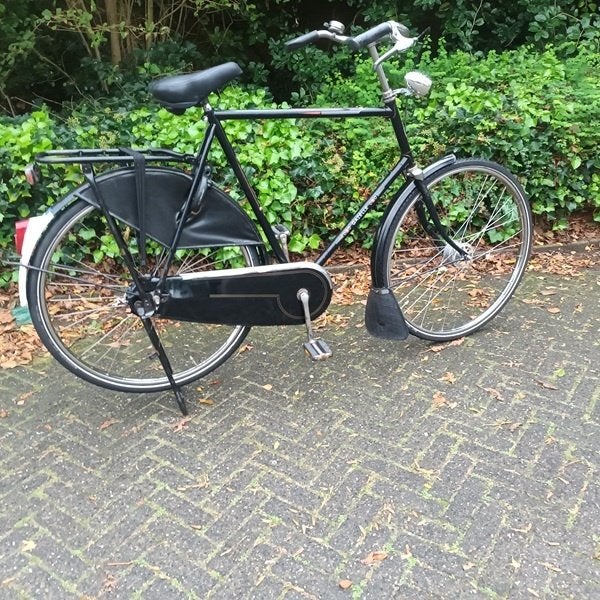 Gazelle tour populair herenfiets 66 cm  groot frame, Fietsen en Brommers, Ophalen, Terugtraprem, Gebruikt, 57 tot 61 cm