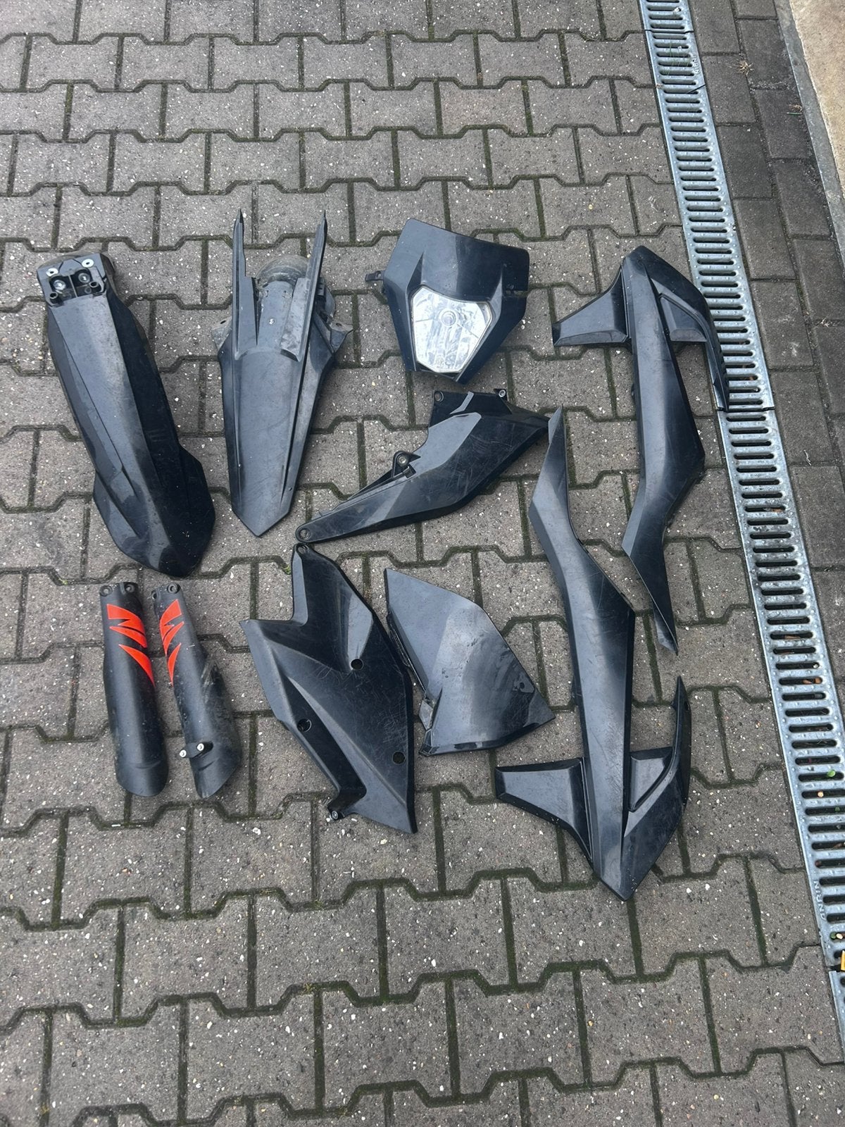 Ktm 125 250 350 450 500 exc kappen 2017 - 2019, Ophalen of Verzenden
