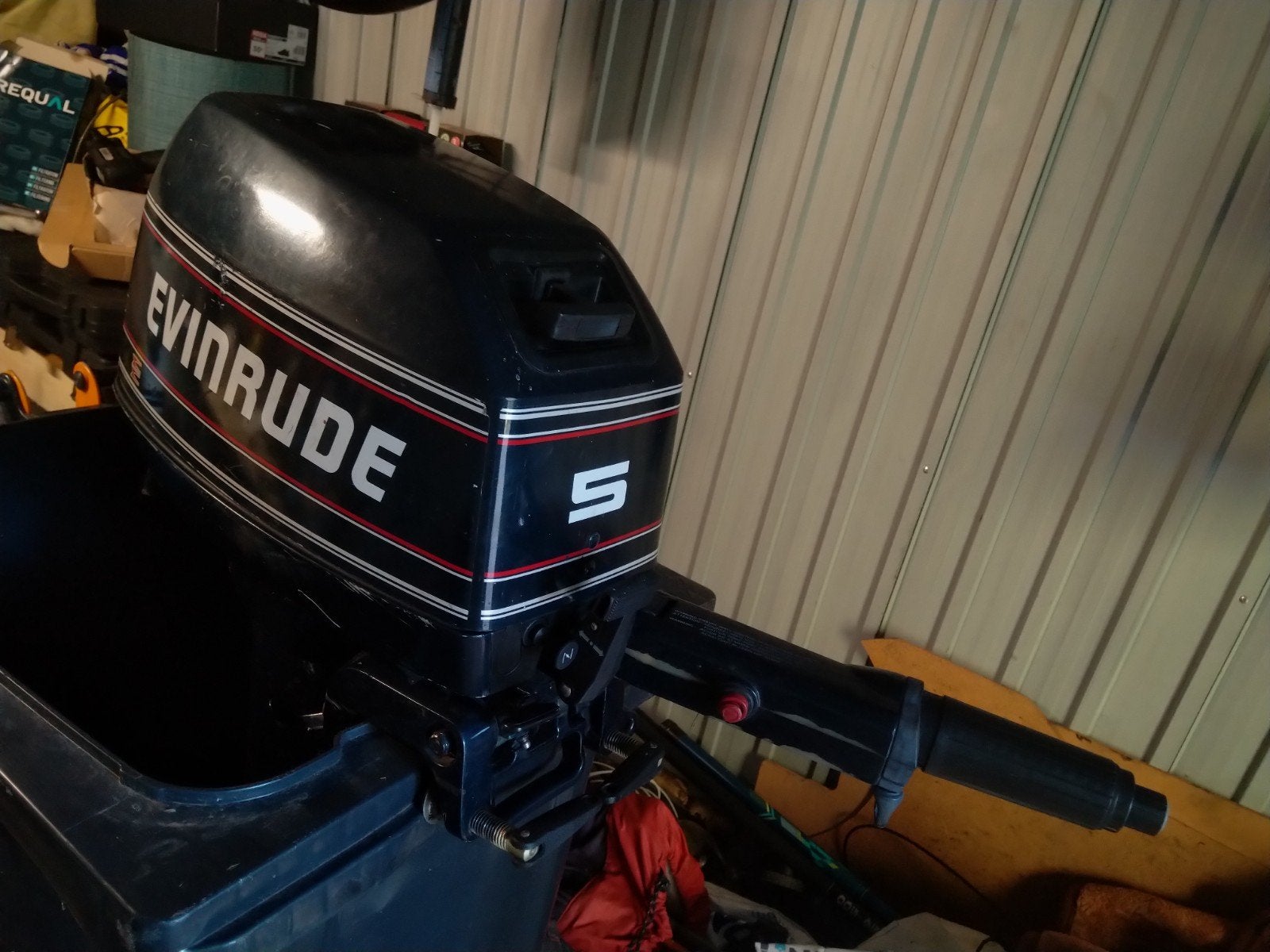 Evinrude 5pk 2 takt kortstaart Buitenboordmotor zsm weg!, Ophalen, Gebruikt
