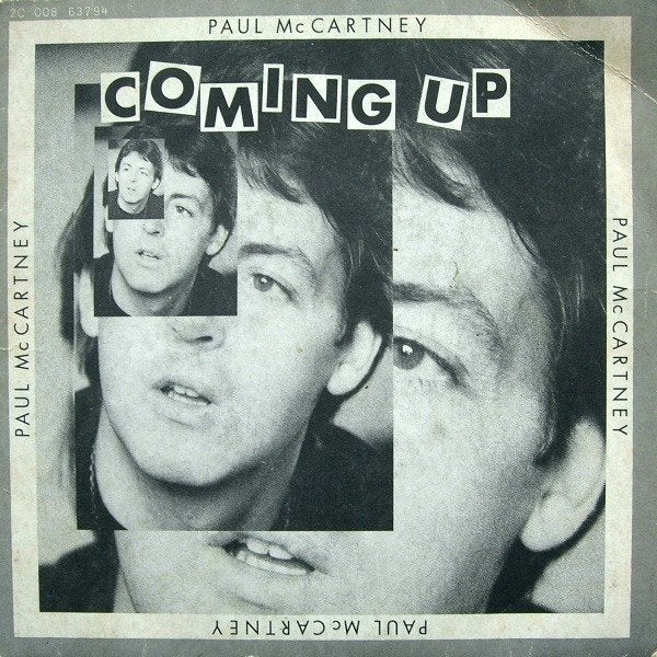 FRANSE EP SINGLE Paul McCartney  Coming Up THE BEATLES WINGS, 7 inch, Ophalen of Verzenden, Zo goed als nieuw, Pop