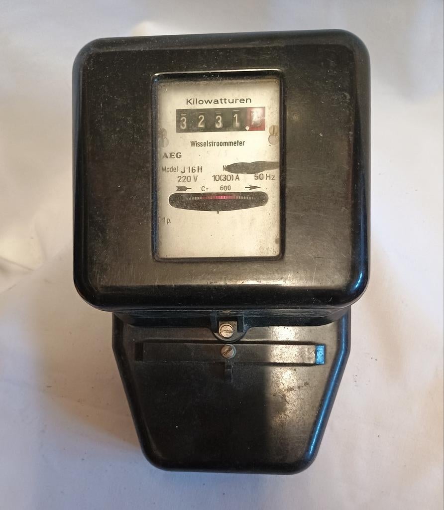 Oude AEG Wisselstroommeter, Ophalen of Verzenden