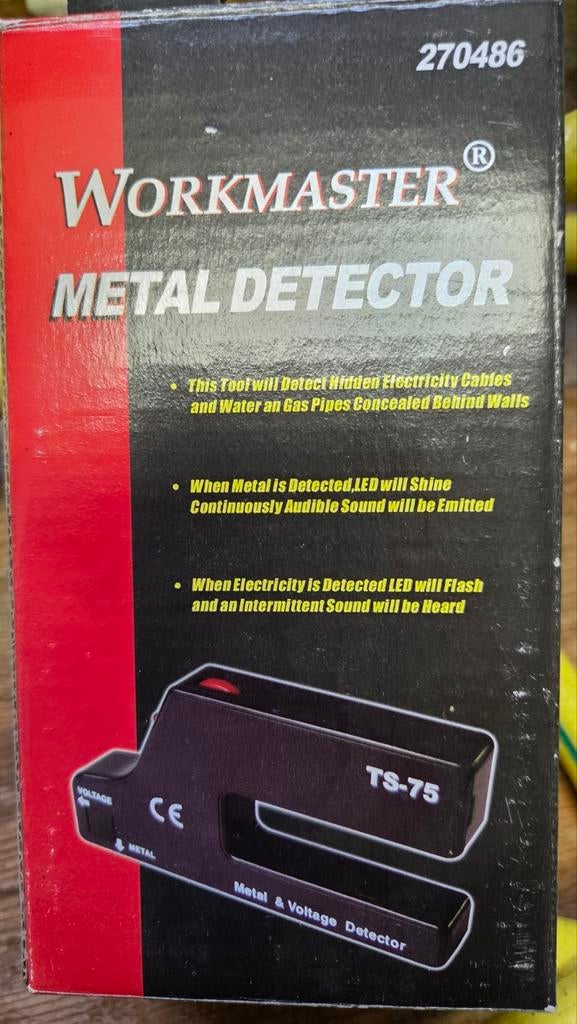 Workmaster metaaldetector TS-75, Hobby en Vrije tijd, Metaaldetectors, Ophalen of Verzenden
