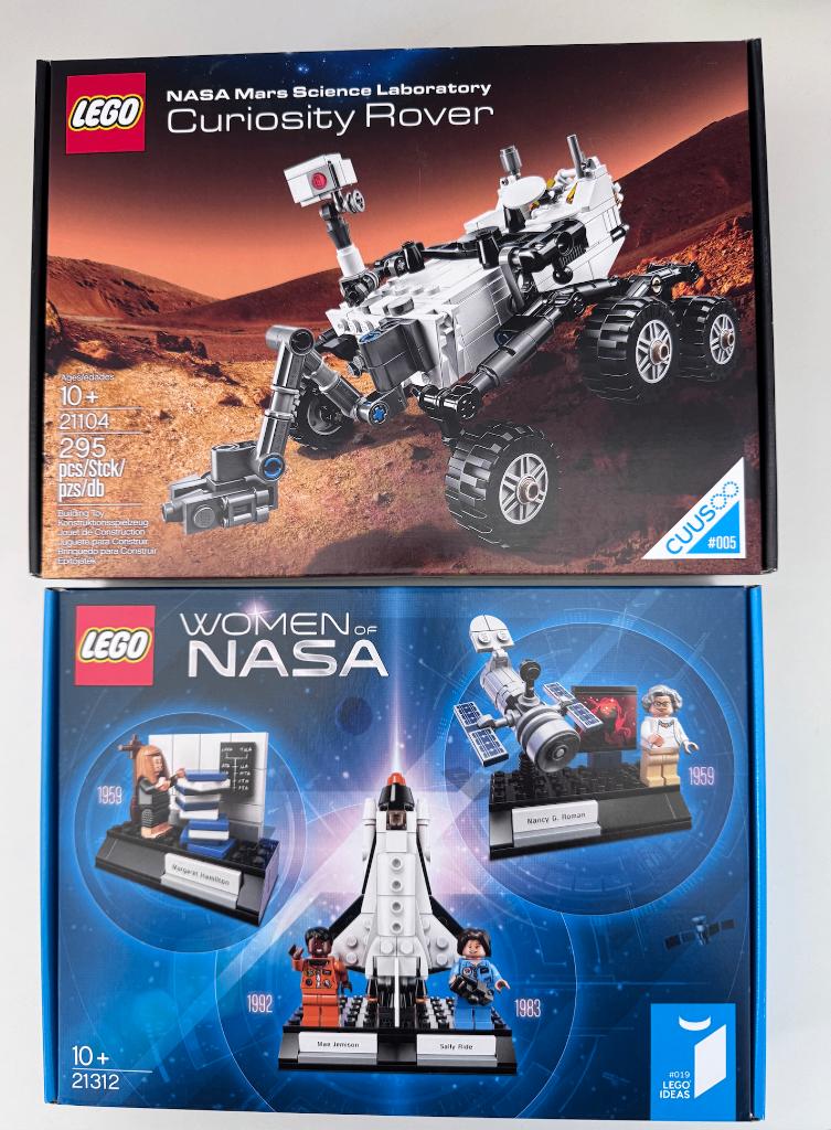 Lego Curiosity Rover 21104 en Women of Nasa 21312, Kinderen en Baby's, Speelgoed | Duplo en Lego, Lego, Compleet, Nieuw, Ophalen of Verzenden