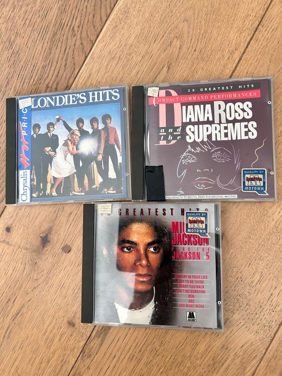 CD's: Blondie, Diana Ross & The Supremes, Michael Jackson, Cd's en Dvd's, Gebruikt, Pop, Ophalen of Verzenden, Inclusief doosje