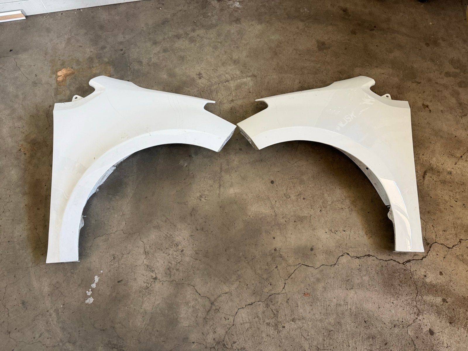 SRS TEC Verbrede Voorschermen VW Up Wit, Ophalen, Gebruikt, Spatbord, Volkswagen