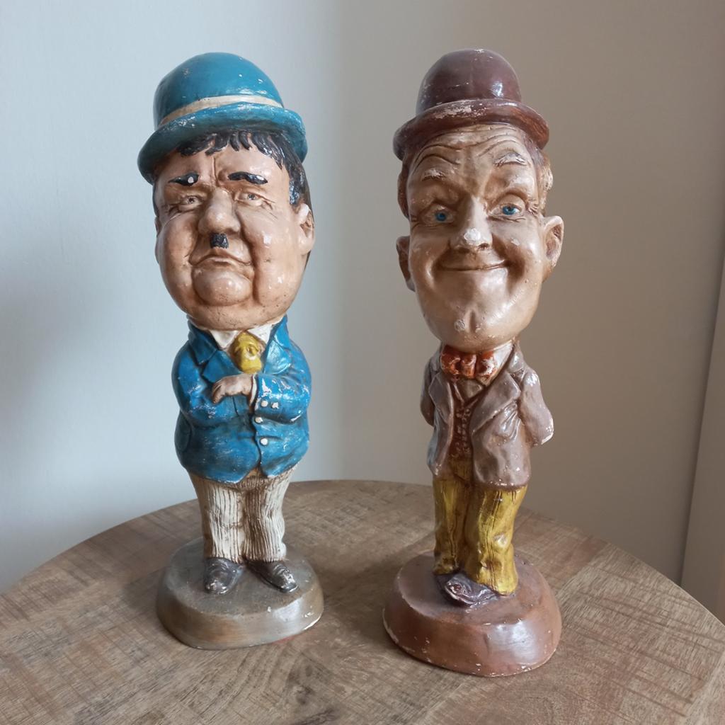 Laurel & Hardy beeldjes, Verzamelen, Beelden en Beeldjes, Ophalen, Zo goed als nieuw