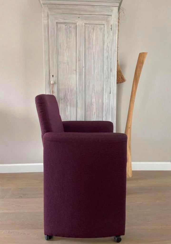 W Schillig stoelen stof 6 stuks, Huis en Inrichting, Stoelen, Ophalen, Gebruikt, Overige kleuren, Stof