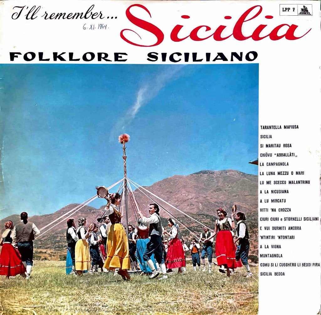 Folklore Siciliano - Various - Cetra / Italië, Cd's en Dvd's, Vinyl | Pop, LP, Gebruikt, Inclusief binnenhoes, Ophalen of Verzenden