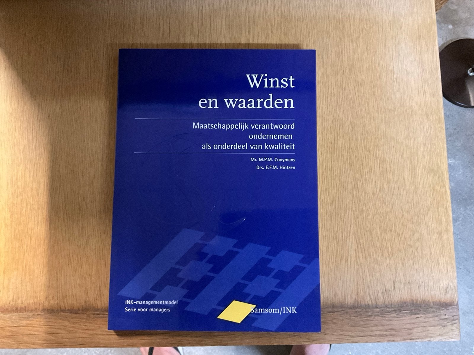 Boek: Winst en Waarden - Maatschappelijk Verantwoord Onderne, Ophalen of Verzenden, Zo goed als nieuw, Management
