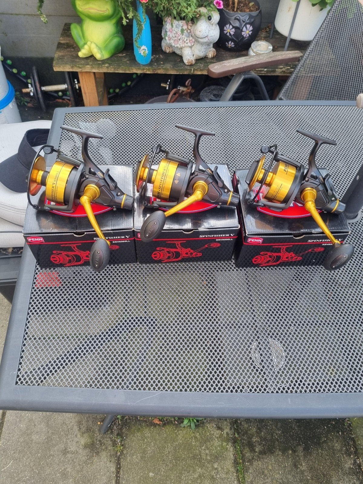 3x PENN Spinfisher 8500LL V, Ophalen of Verzenden, Zo goed als nieuw, Molen
