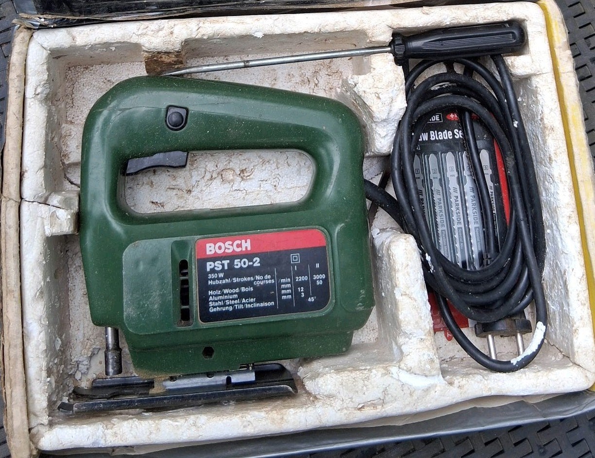 Bosch PST 50-2 Decoupeerzaag - Gebruikt, Gebruikt, Decoupeerzaag, Ophalen of Verzenden, 30 tot 70 mm