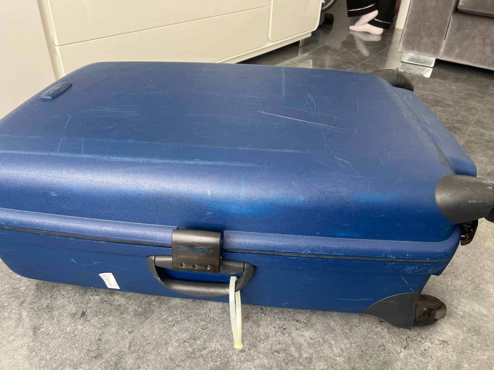 Samsonite Koffer - Blauw, Gebruikt, Sieraden, Tassen en Uiterlijk, Tassen | Reistassen en Weekendtassen, Ophalen, 30 cm of meer