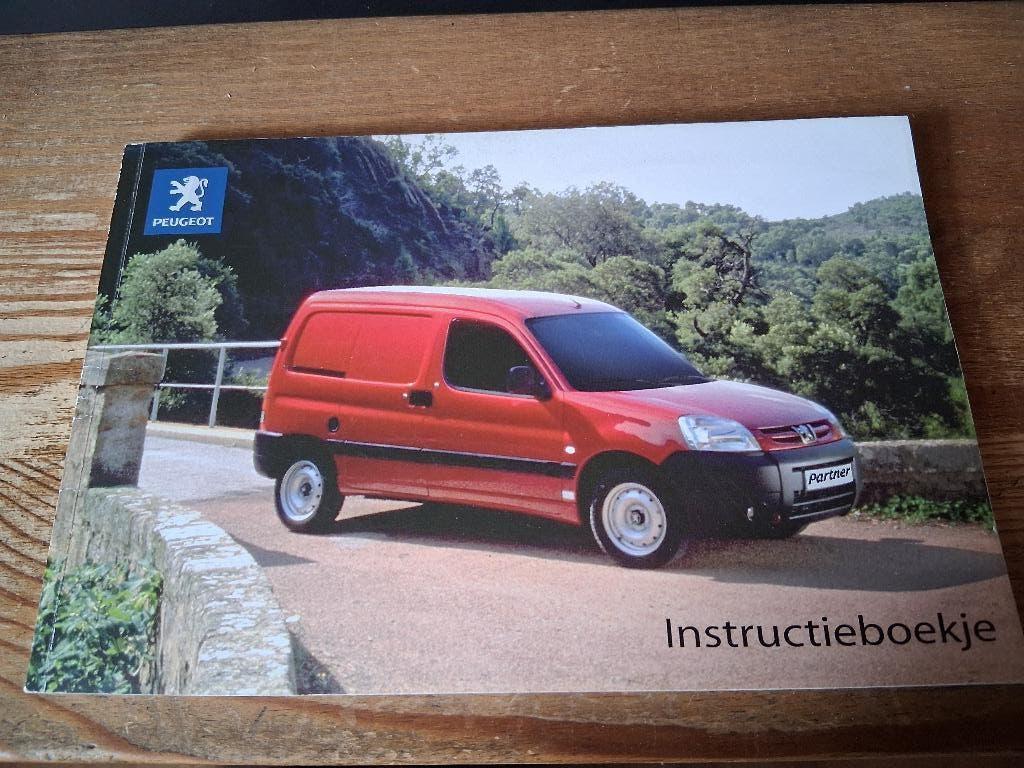 instuctieboekje peugeot partner, Ophalen of Verzenden