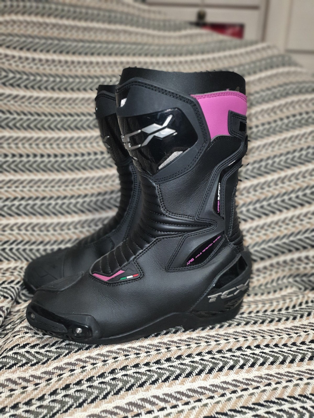 TCX SP-Master Dames Motorlaarzen (waterdicht) - Maat 39, Ophalen, Tweedehands, Dames, Laarzen