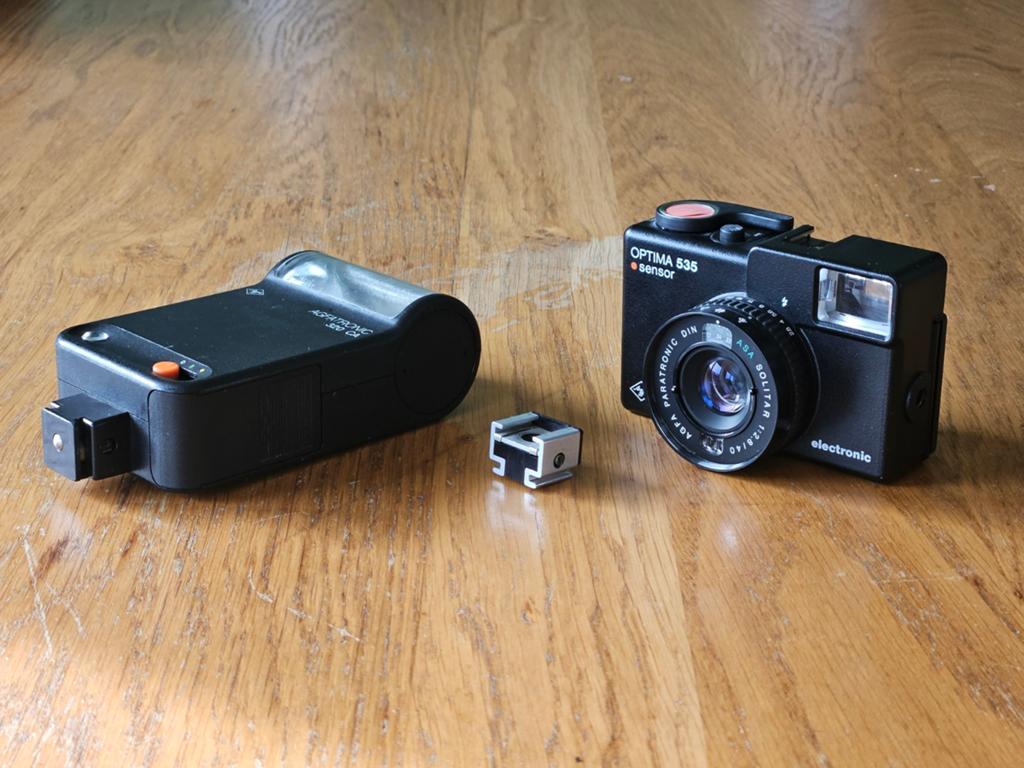 Agfa Optima 535 Sensor + Agfatronic 320 CA Werkend, Ophalen of Verzenden, Zo goed als nieuw, Compact, Overige Merken
